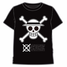 CAMISETA ONE PIECE SKULL NEGRO