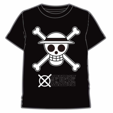 Imagen CAMISETA ONE PIECE SKULL NEGRO TALLA 08