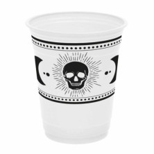 Imagen vaso calavera premium 360cc set 8 unidades