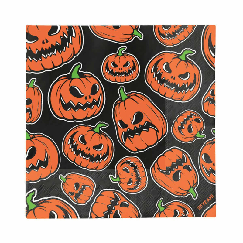 Imagen servilleta doble capa calabaza 33x33cm 30ud Imagen servilleta doble capa calabaza 33x33cm 30ud