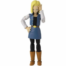 Imagen figura androide 18 dragon ball 17cm