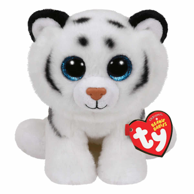 Imagen peluche beanie  babies tigre tundra 15cm ty