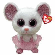 Imagen peluche beanie boos ratón nina 15cm ty