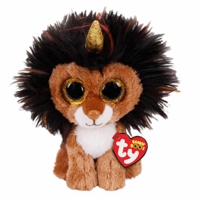 Imagen peluche beanie boos león ramsey 15cm