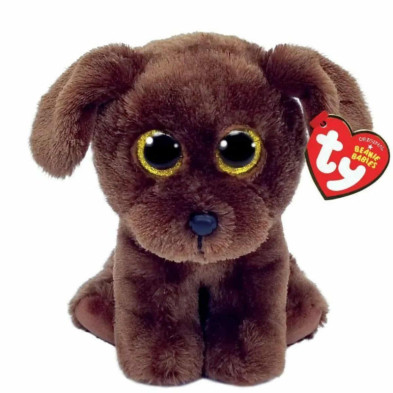 Imagen peluche beanie babies perro nuzzel lab 15cm ty