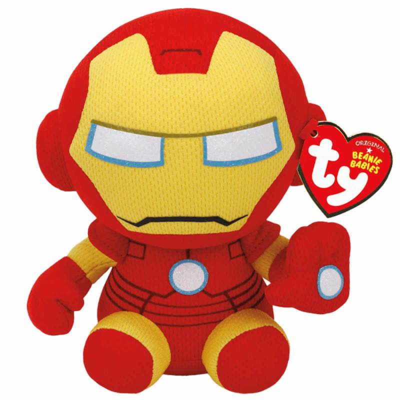 Imagen peluche beanie boos iron man 15cm ty Imagen peluche beanie boos iron man 15cm ty