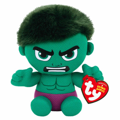 Imagen peluche beanie boos hulk 15cm ty