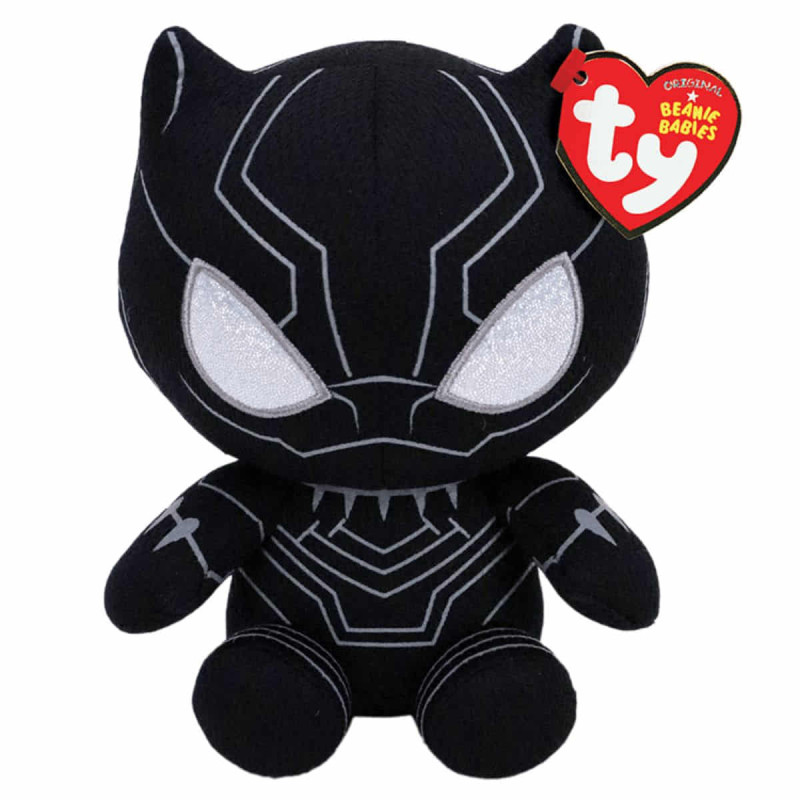 Imagen peluche beanie boos black panther 15cm ty