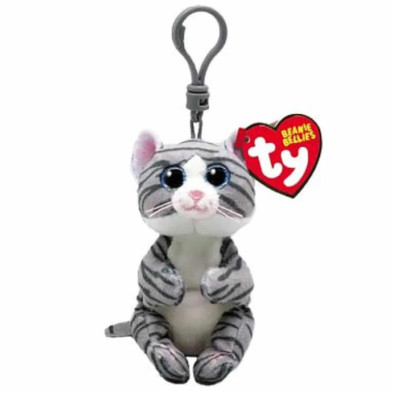 Imagen llavero peluche beanie bellies gato mitzi 8.5cm ty Imagen llavero peluche beanie bellies gato mitzi 8.5cm ty