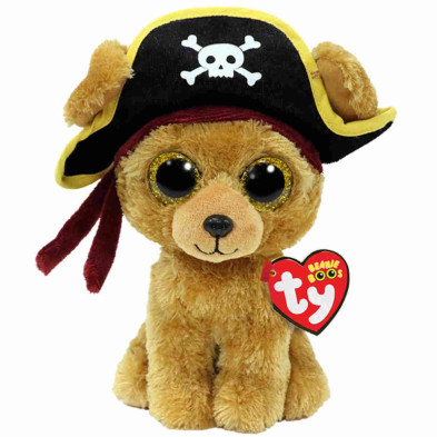 Imagen peluche beanie boos rowan perro pirata 15cm ty