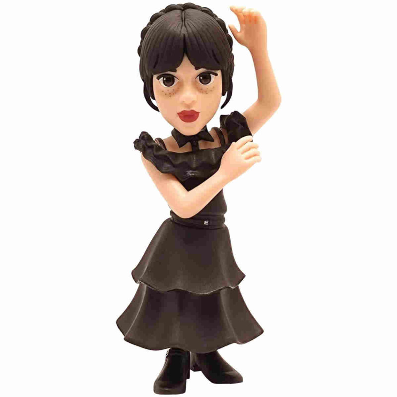 Imagen figura minix de wednesday vestido baile de 12cm Imagen figura minix de wednesday vestido baile de 12cm