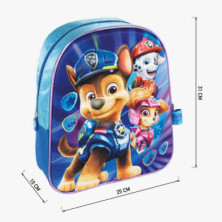 imagen 2 de mochila infantil 3d de paw patrol chase marshal sk