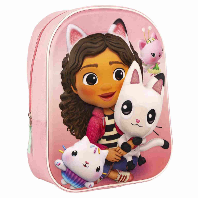 Imagen mochila infantil 3d gabbys dollhouse