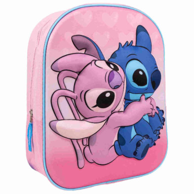 Imagen mochila infantil 3d stitch disney