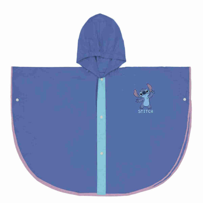 Imagen PONCHO IMPERMEABLE STITCH DISNEY T.03/04