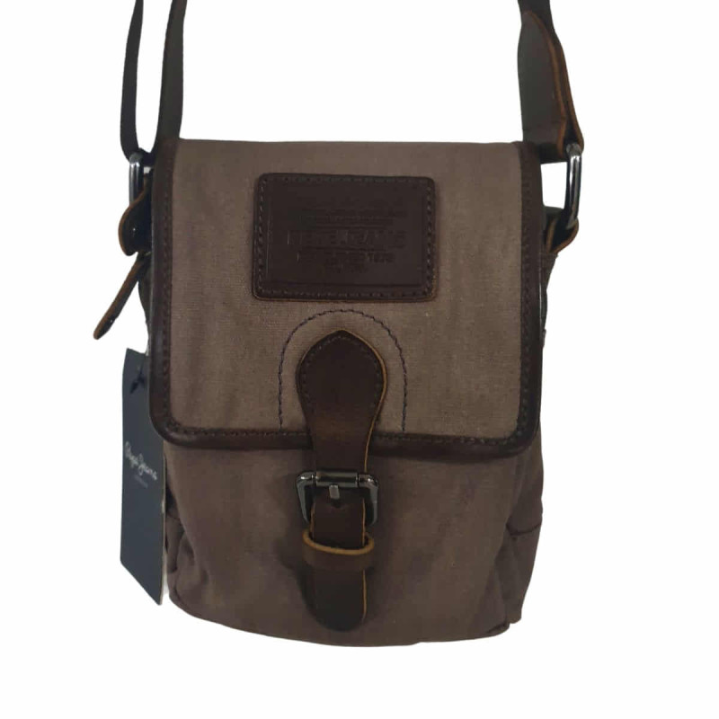 Imagen bandolera pepe jeans yute gris Imagen bandolera pepe jeans yute gris