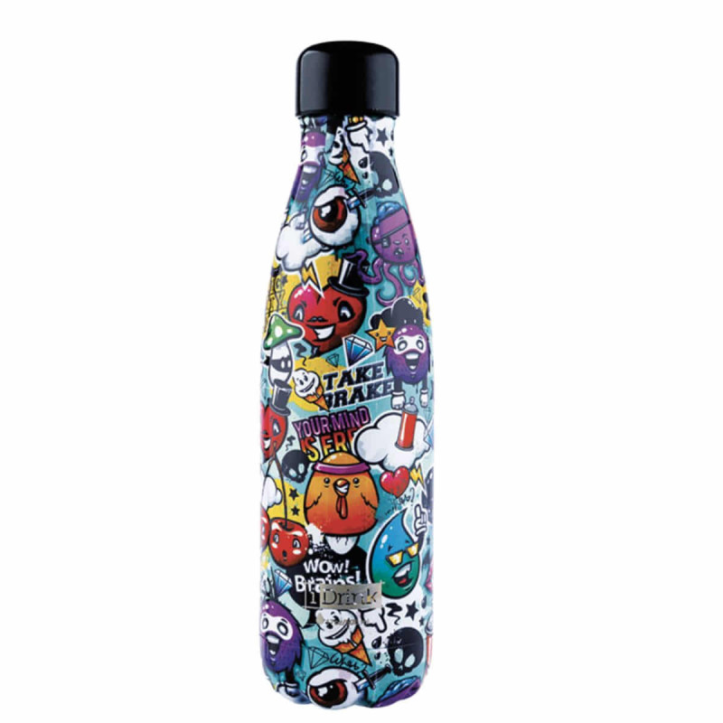 Imagen botella térmica graffiti 500ml Imagen botella térmica graffiti 500ml