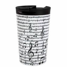 Imagen taza de viaje music 260ml