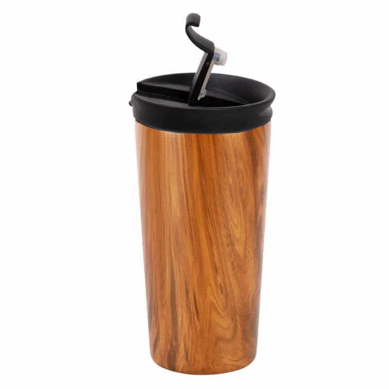 Imagen taza de viaje wood 350ml