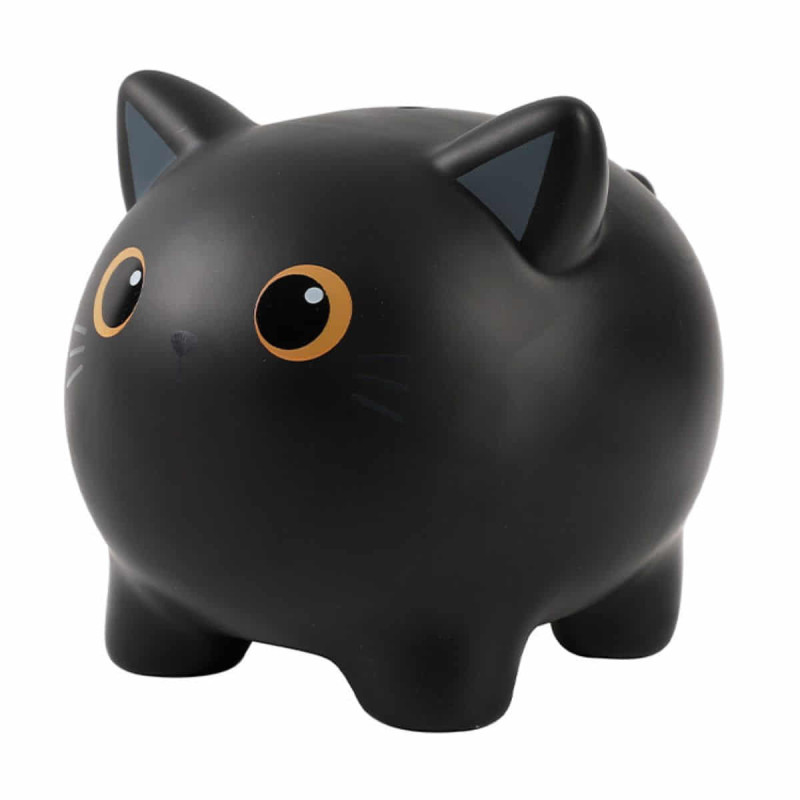 Imagen hucha gato negro Imagen hucha gato negro