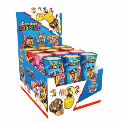 imagen 1 de cono chocolate 25grs paw patrol estuche 12u