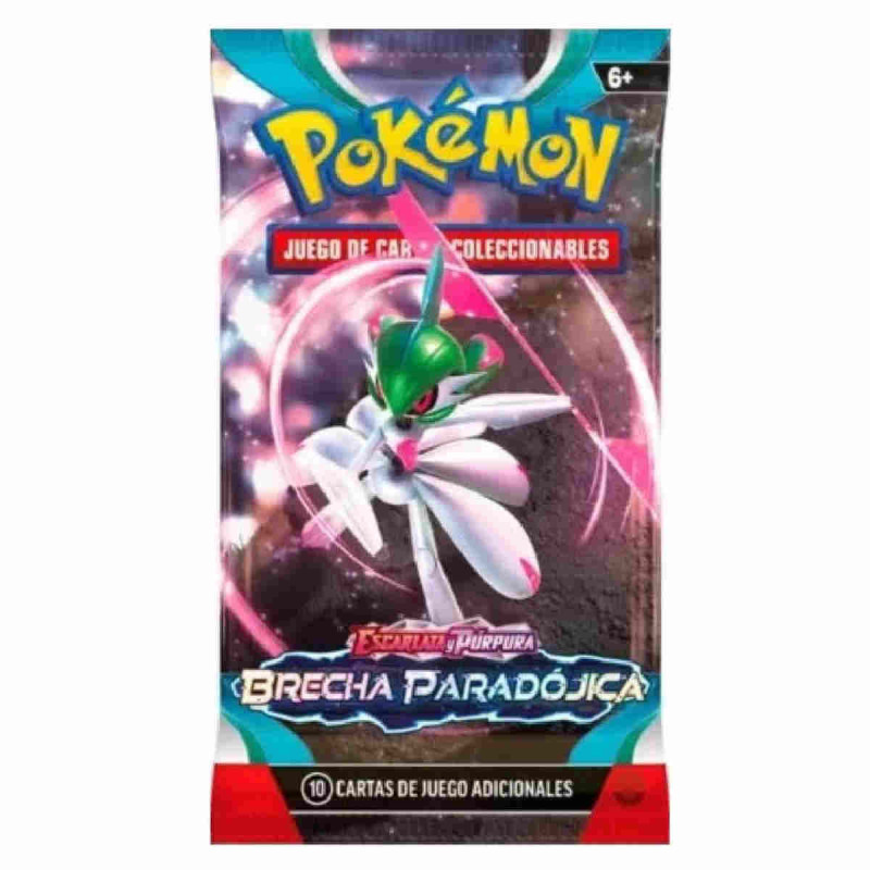 Imagen sobre 10 cartas pokémon escarlata y purpura brecha