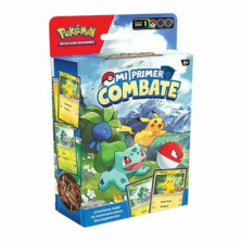 Imagen jcc pokémon mi primer combate bulbasaur y pikachu