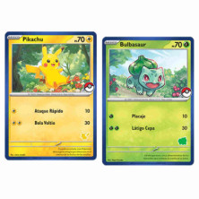 imagen 2 de jcc pokémon mi primer combate bulbasaur y pikachu