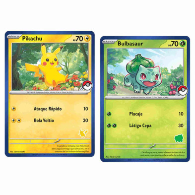 imagen 2 de jcc pokémon mi primer combate bulbasaur y pikachu