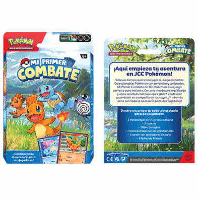 imagen 1 de jcc pokémon mi primer combate squirtle y charmande