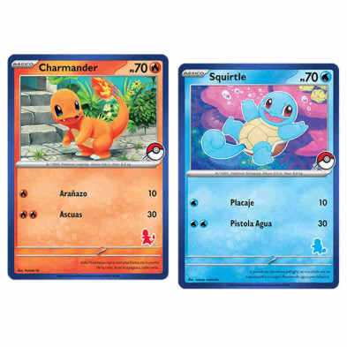 imagen 2 de jcc pokémon mi primer combate squirtle y charmande