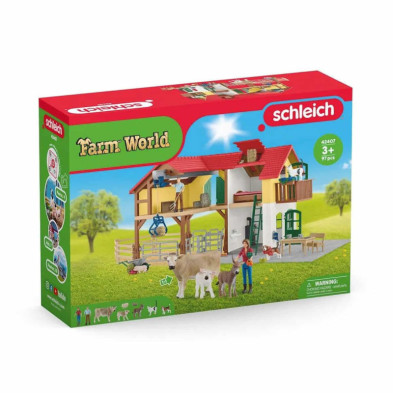 imagen 5 de granja con establo y animales
