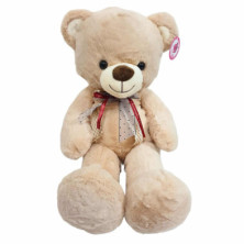 Imagen oso de peluche smile beige 70cm