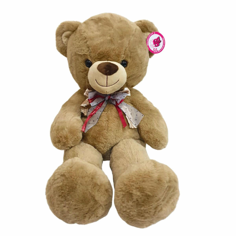 Imagen oso de peluche smile marrón 70cm Imagen oso de peluche smile marrón 70cm