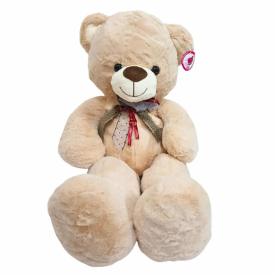 Imagen oso de peluche smile beige 80cm