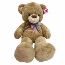 Imagen oso de peluche smile marrón 80cm