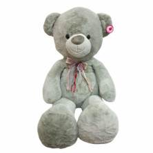 imagen 1 de oso de peluche smile gris 120cm