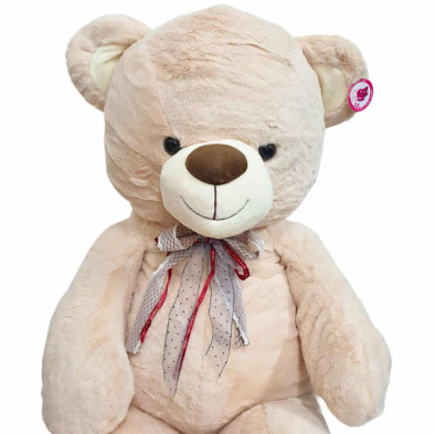 imagen 2 de oso de peluche smile beige 120cm