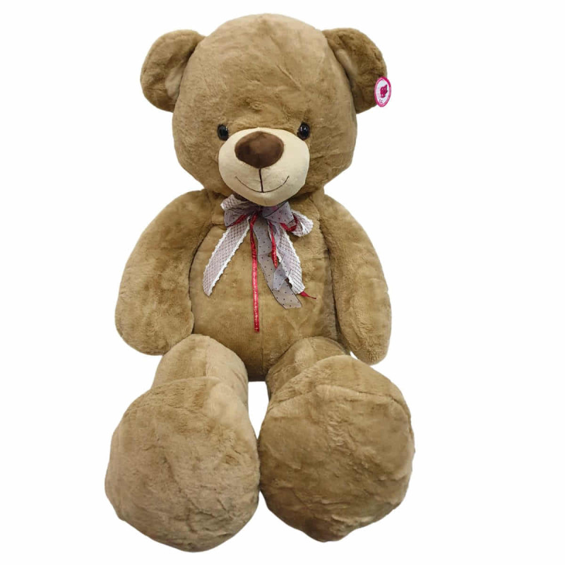 Imagen oso de peluche smile marrón 120cm