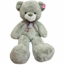 Imagen oso de peluche smile gris 90cm