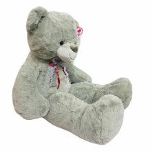 imagen 2 de oso de peluche smile gris 90cm