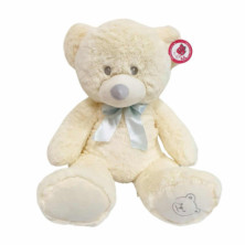 Imagen oso de peluche blanco 60cm