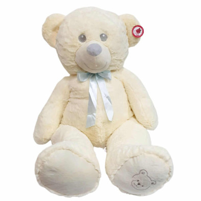 Imagen oso de peluche blanco 100cm