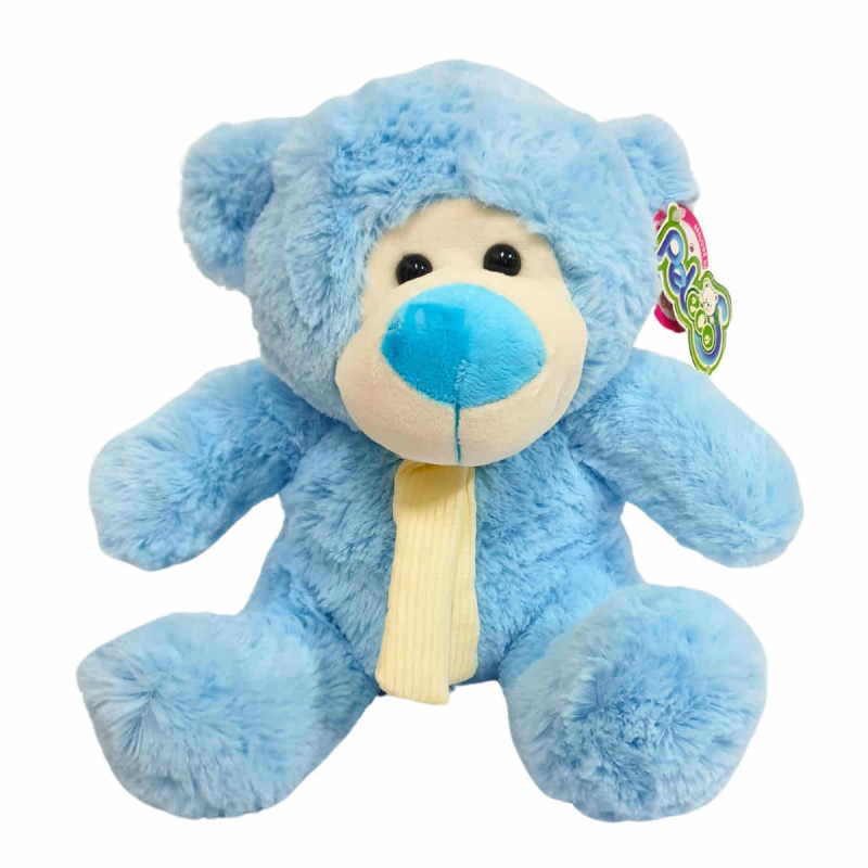 Imagen oso de peluche azul 30cm Imagen oso de peluche azul 30cm