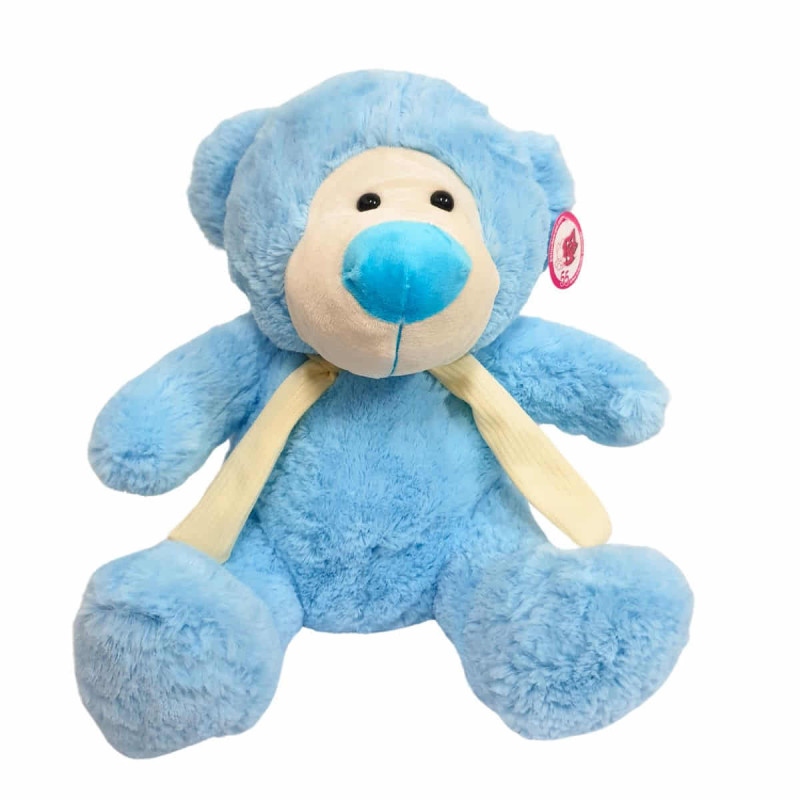 Imagen oso de peluche azul 40cm Imagen oso de peluche azul 40cm
