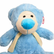 imagen 2 de oso de peluche azul 40cm