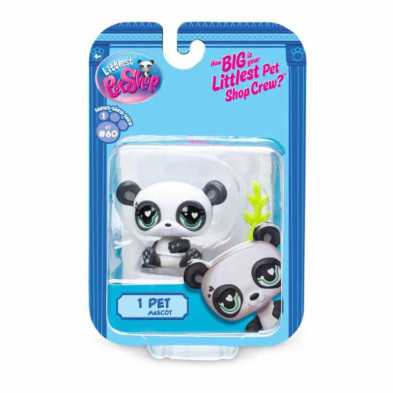 imagen 1 de figura littlest pet shop panda stic pal