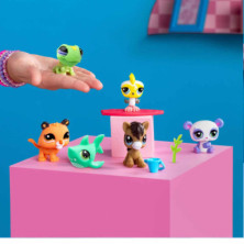 imagen 1 de figura littlest pet shop hungry chameleon