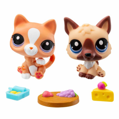 Imagen set 2 figuras littlest pet shop serie 1 (34-30)