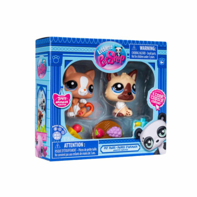 imagen 1 de set 2 figuras littlest pet shop serie 1 (34-30)